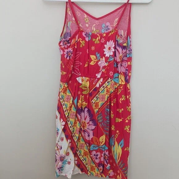 Flying Tomato spaghetti strap summer mini dress size large - Picture 3 of 8